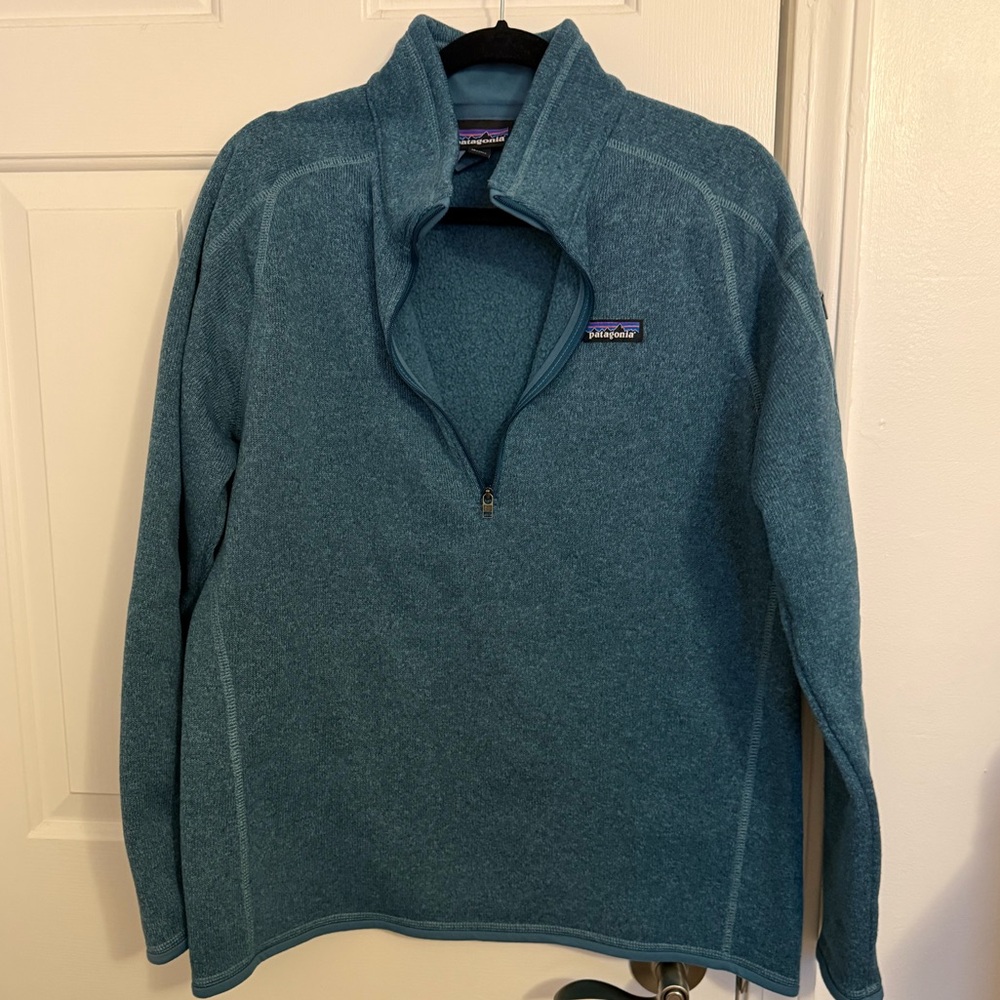 Blue Patagonia Women’s Better Sweater 1/4 Zip Fleece